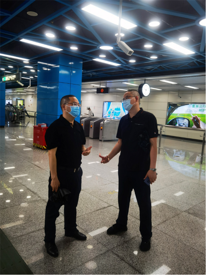 公司黨委書記、執(zhí)行董事朱軍到廣州地鐵項(xiàng)目開展調(diào)研
